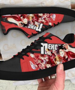 Haikyu Nekoma Skate Shoes Black Haikyu!! Custom Anime Shoes - 3 - GearAnime