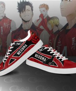Nekoma High Skate Shoes Haikyuu Anime Custom Shoes PN10 - 4 - GearAnime