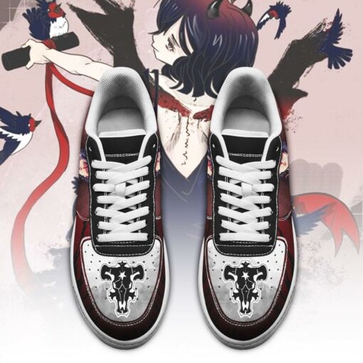 Nero Sneakers Black Bull Knight Black Clover Anime Shoes - 2 - GearAnime