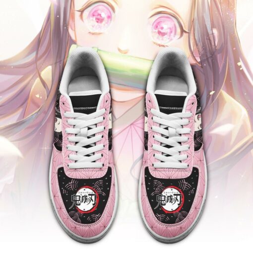 Nezuko Sneakers Custom Demon Slayer Anime Shoes Fan PT05 - 2 - GearAnime