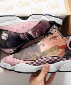 Nezuko Sneakers Demon Slayer Custom Anime Shoes MN10 - 2 - GearAnime