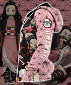 Nezuko Zip Hoodie Demon Slayers Shirt Costume Anime Fan Gift Idea VA06 - 3 - GearAnime