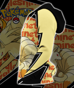 Ninetales Zip Hoodie Costume Pokemon Shirt Fan Gift Idea VA06 - 4 - GearAnime