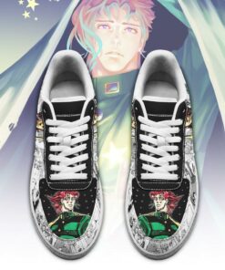 Noriaki Kakyoin Sneakers Manga Style JoJo's Anime Shoes Fan Gift PT06 - 2 - GearAnime