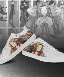 Code Geass Nunnally vi Britannia Skate Shoes Custom Anime Shoes - 3 - GearAnime