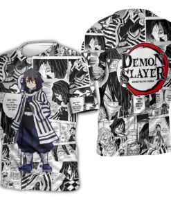 Demon Slayer Obanai Iguro Hoodie Anime Mix Manga KNY Shirt - 4 - GearAnime