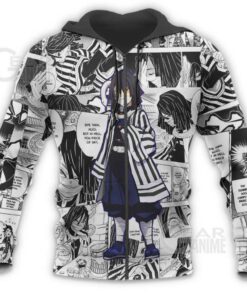 Demon Slayer Obanai Iguro Hoodie Anime Mix Manga KNY Shirt - 7 - GearAnime