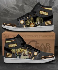 One Punch Man Genos Sneakers Anime Custom Shoes MN10 - 2 - GearAnime