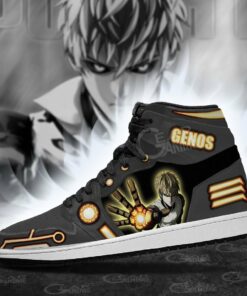 One Punch Man Genos Sneakers Anime Custom Shoes MN10 - 3 - GearAnime