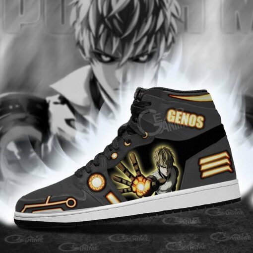 One Punch Man Genos Sneakers Anime Custom Shoes MN10 - 3 - GearAnime