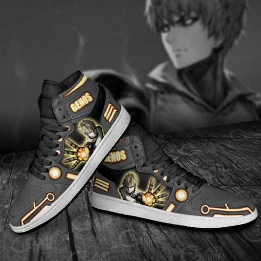 One Punch Man Genos Sneakers Anime Custom Shoes MN10 - 5 - GearAnime