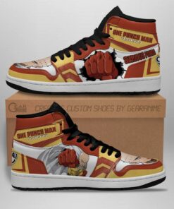 One Punch Man Sneakers Saitama Serious Punch Anime Shoes - 2 - GearAnime