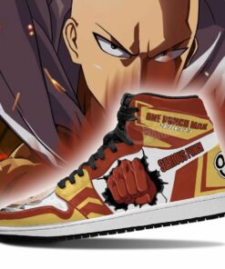 One Punch Man Sneakers Saitama Serious Punch Anime Shoes - 5 - GearAnime