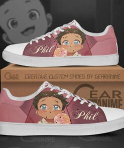 Promised Neverland Phil Skate Shoes Custom Anime - 1 - GearAnime
