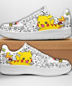 Pikachu Sneakers Pokemon Shoes Fan Gift Idea PT04 - 1 - GearAnime