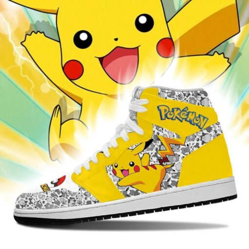 Pikachu Sneakers Cute Pokemon Sneakers Fan PT04 - 3 - GearAnime