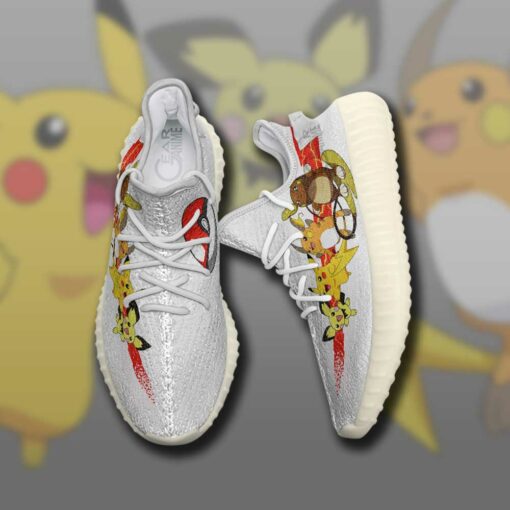Pikachu Evolution Shoes Pokemon Anime Sneakers TT11 - 2 - GearAnime