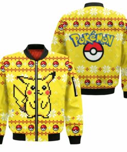 Pikachu Pokemon Ugly Christmas Sweater Custom Xmas Gift - 4 - GearAnime