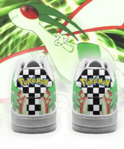 Poke Flygon Sneakers Checkerboard Custom Pokemon Shoes - 3 - GearAnime