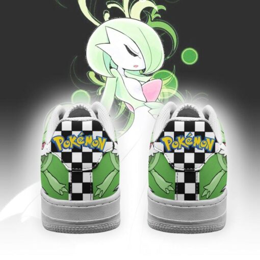 Poke Gardevoir Sneakers Checkerboard Custom Pokemon Shoes - 3 - GearAnime