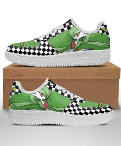 Poke Gardevoir Sneakers Checkerboard Custom Pokemon Shoes - 1 - GearAnime