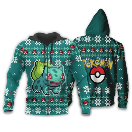 Pokemon Bulbasaur Ugly Christmas Sweater Custom Xmas Gift - 2 - GearAnime