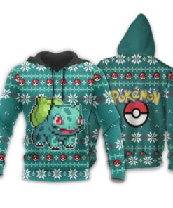 Pokemon Bulbasaur Ugly Christmas Sweater Custom Xmas Gift - 3 - GearAnime