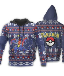 Pokemon Garchomp Ugly Christmas Sweater Custom Xmas Gift - 3 - GearAnime
