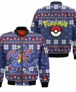 Pokemon Garchomp Ugly Christmas Sweater Custom Xmas Gift - 4 - GearAnime