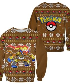 Pokemon Infernape Ugly Christmas Sweater Custom Xmas Gift - 1 - GearAnime