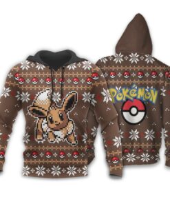 Pokemon Ugly Christmas Sweater Custom Eevee Xmas Gift - 3 - GearAnime