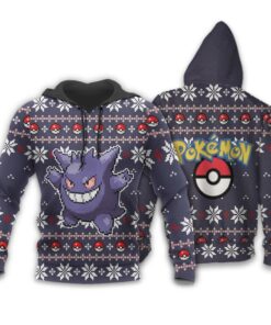 Pokemon Ugly Christmas Sweater Custom Gengar Xmas Gift - 3 - GearAnime