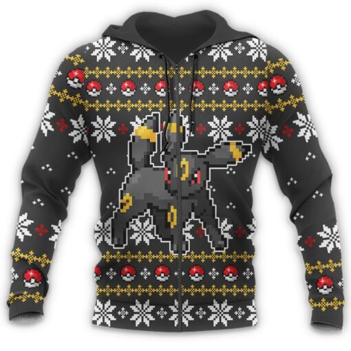 Pokemon Umbreon Ugly Christmas Sweater Custom Xmas Gift - 7 - GearAnime