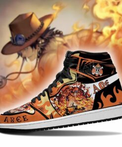 Portgas D. Ace Sneakers One Piece Anime Shoes Fan Gift MN06 - 3 - GearAnime