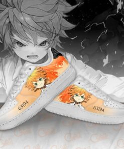 Emma The Promised Neverland Sneakers Custom Anime Shoes - 4 - GearAnime