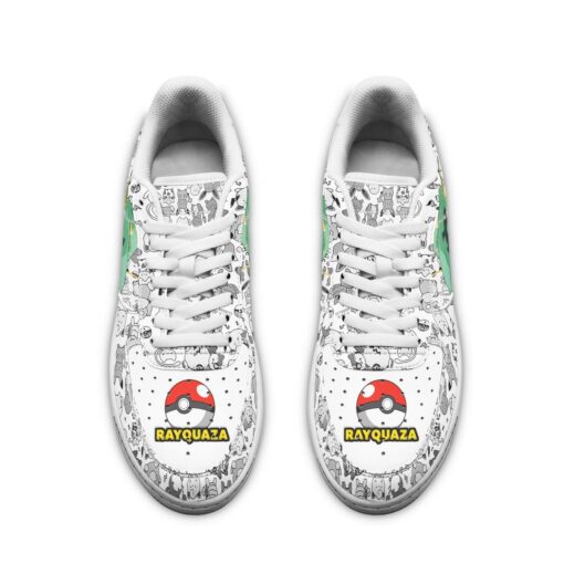 Rayquaza Sneakers Pokemon Shoes Fan Gift Idea PT04 - 2 - GearAnime