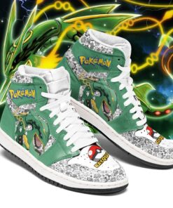 Rayquaza Sneakers Cute Pokemon Sneakers Fan PT04 - 2 - GearAnime