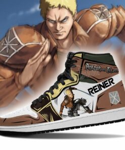 Reiner Braun Sneakers Attack On Titan Anime Sneakers - 3 - GearAnime
