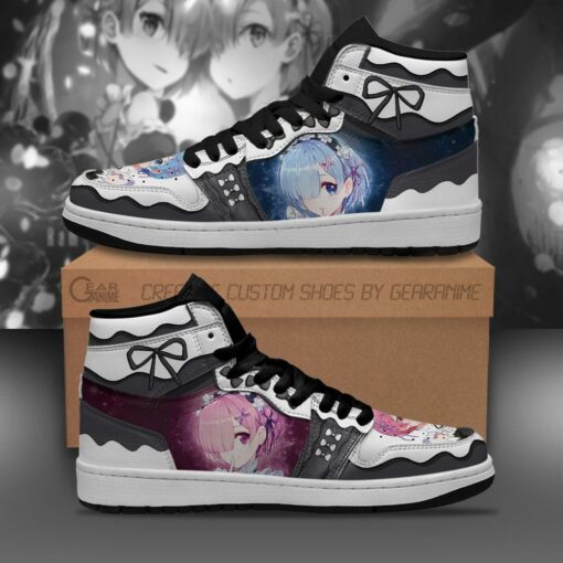 Re:Zero Sneakers Rem Ram Starting Life in Another World Custom Shoes - 2 - GearAnime