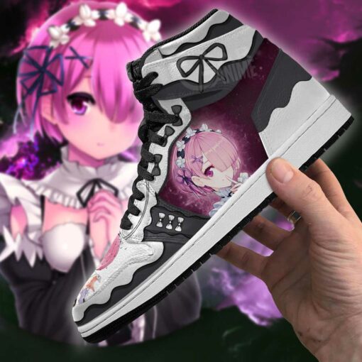 Re:Zero Sneakers Rem Ram Starting Life in Another World Custom Shoes - 3 - GearAnime
