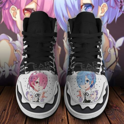 Re:Zero Sneakers Rem Ram Starting Life in Another World Custom Shoes - 4 - GearAnime