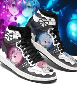 Re:Zero Sneakers Rem Ram Starting Life in Another World Custom Shoes - 1 - GearAnime