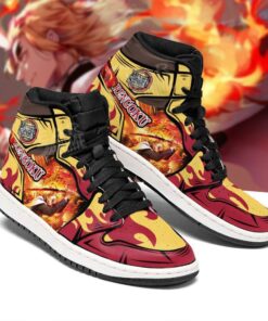 Rengoku Shoes Boots Demon Slayer Anime Sneakers Fan Gift Idea - 2 - GearAnime