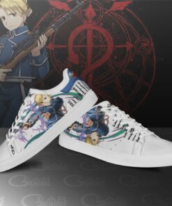 Riza Hawkeye Skate Shoes Fullmetal Alchemist Custom Anime Shoes PN10 - 3 - GearAnime