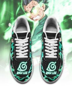 Rock Lee Sneakers Custom Naruto Anime Shoes Leather - 2 - GearAnime
