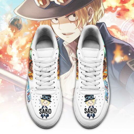 Sabo Sneakers Custom One Piece Anime Shoes Fan PT04 - 2 - GearAnime