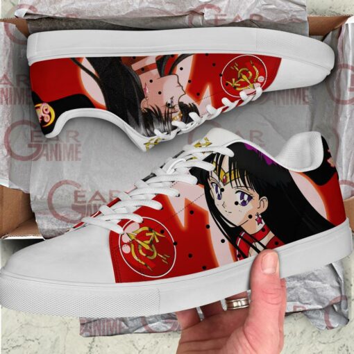 Sailor Mars Skate Shoes Sailor Moon Anime Custom Shoes PN10 - 2 - GearAnime