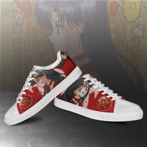 Sailor Mars Skate Shoes Sailor Moon Anime Custom Shoes PN10 - 3 - GearAnime