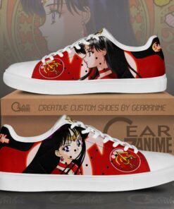 Sailor Mars Skate Shoes Sailor Moon Anime Custom Shoes PN10 - 1 - GearAnime