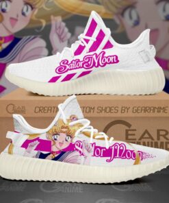 Sailor Moon Shoes Pink Custom Anime Sneakers TT10 - 1 - GearAnime
